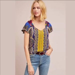Anthropology Moulinette Teresita blouse - Size 6
